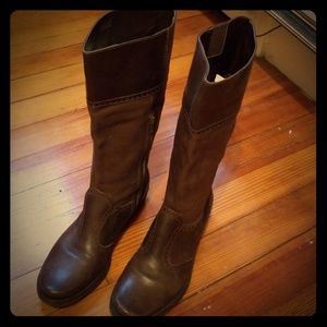 Soft Leather Knee-high Riding Boots